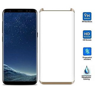 ฟิล์มกระจก นิรภัย เต็มจอโค้ง กาวขอบ ซัมซุง เอส8 / เอส9  Full Frame Tempered Glass Curve  For Samsung Galaxy S8 / S9