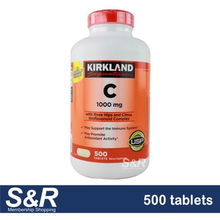 Kirkland Signature Vitamin C 1000mg 500 tablets