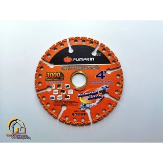 Pumpkin ใบตัดอเนกประสงค์ 4 นิ้ว 22331 ใบตัดคาร์ไบด์ ใบตัดปูน ใบตัดเหล็ก ใบตัดไม้ ใบตัดพีวีซี ใบตัดคอนกรีต