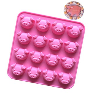 B106 แม่พิมพ์ซิลิโคนนึ่งได้อบได้ หมู