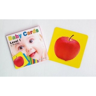 Baby card level 1 หนังสือบอร์ดบุ๊ค สำหรับน้องเล็ก ตั้งแต่ 3 เดือน- 2 ปี