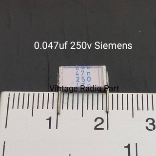 Siemens 0.047uf 250V  5% Metallized Polycarbonate Film Capacitors (ราคาต่อชิ้น)