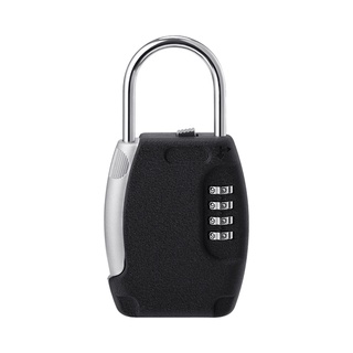 Home Safe Zinc Alloy Mini Office Portable With Hook Villa Secret 4-digit Password Combination Key Lock Box