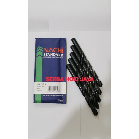MATA NACHI HSS 12mm DRILL BIT / NACHI 12mm HSS DRILL BIT / NACHI 12mm HSS IRON DRILL BIT