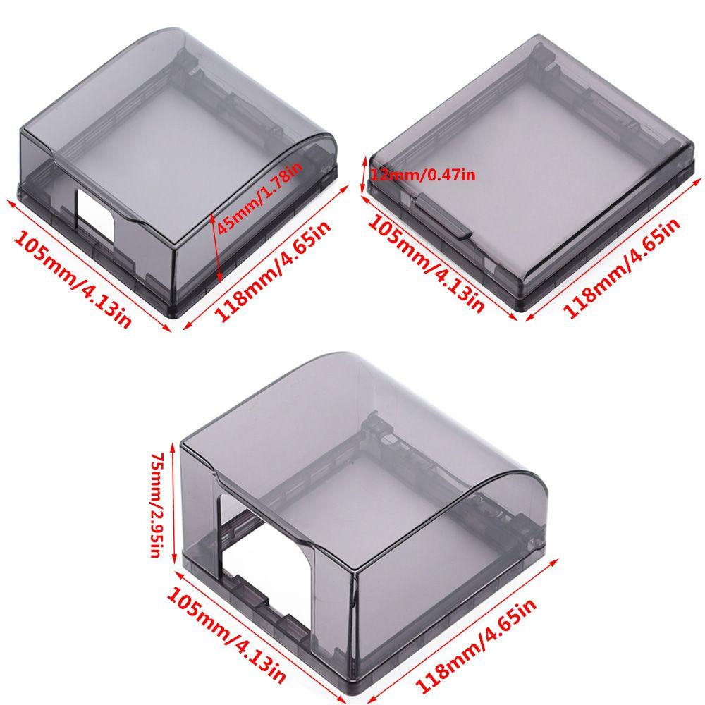 Suhu ฝาครอบสวิตช์ไฟ แบบติดผนัง ป้องกันน้ํากระเซ็น มีกาวในตัว 1 ชิ้น