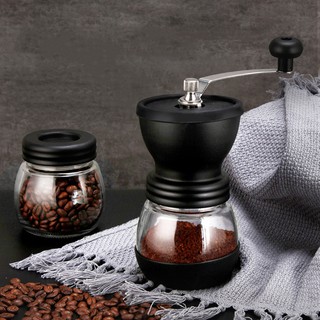 🚀ส่งจากกรุงเทพ TC เครื่องบดเมล็ดกาแฟ เครื่องบดกาแฟ Coffee Grinder แบบมือหมุน สแตนเลส - No.105