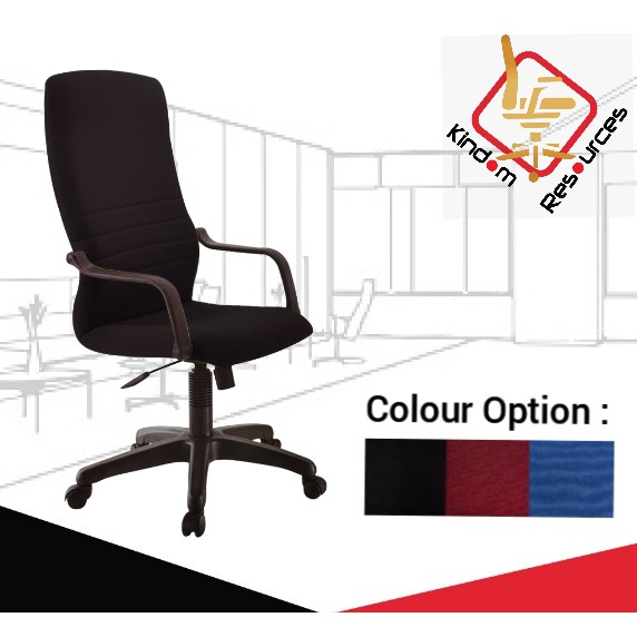 Office Executive High Back Chair รุ่น 501 (รับประกัน 2 ปี)(คุณภาพสูง) Kerusi Pejabat Office Chair Ho