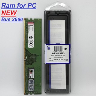 Ram Kingston KVR For PC Bus 2666 DDR4 8GB ( KVR26N19S8/8 ) **ของใหม่**