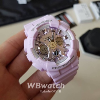 นาฬิกาคาสิโอ mini G-Shock รุ่น GMA-S120DP-6 ของแท้ รับประกัน  1 ปี