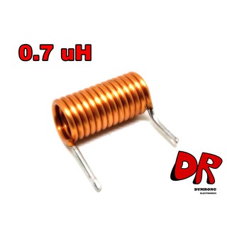 (2 ชิ้น) 0.7uH ตัวเหนี่ยวนำ L inductor air coil คอยล์