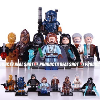 ฟิกเกอร์ Star Wars C-3PO Ben Skywalker Tarfful Han Solo Paz Vizla Luke Skywalker Palpatine ขนาดเล็ก WM6091