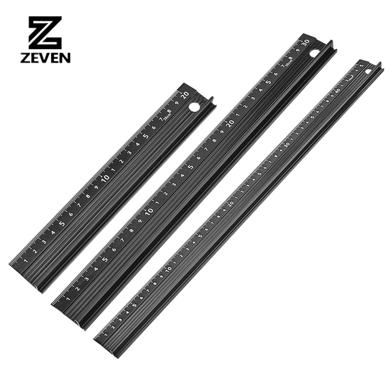 discount❁✥❁Aluminum Alloy Protective Ruler Easy Use Delicate Design Practical Anti Slip Metal Straig