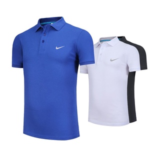 [ ซื้อ 3 ชิ้น ลด 5%]  โปโล เสื้อยืด Nike กีฬาผู้ชายชั้นนำ, โปโล Nike  การบีบอัดแห้งเร็วกีฬาเสื้อยืด, ท็อปส์ซูธุรกิจแบบสบาย ๆ