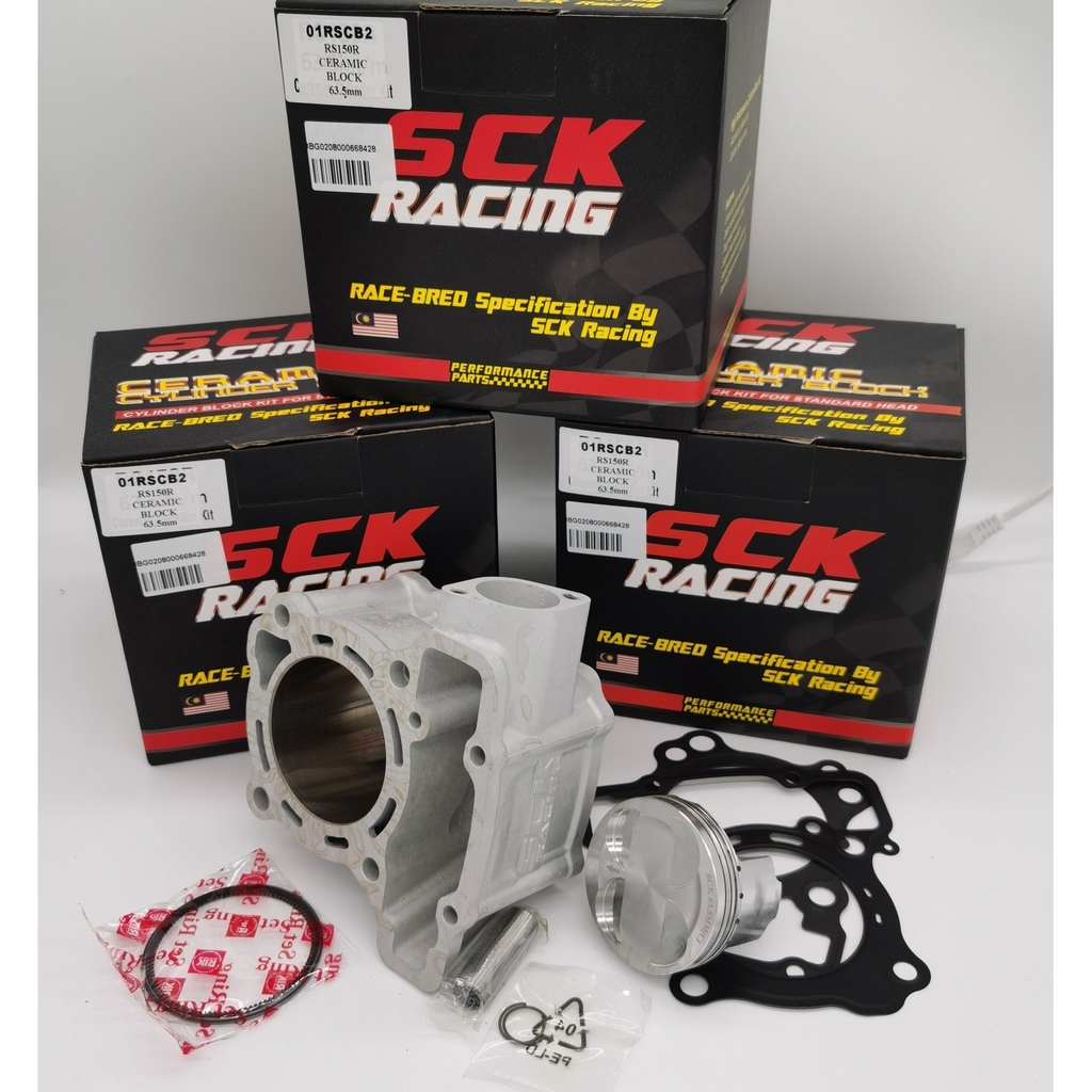 SCK RS150R RS150 63.5mm Block Ceramic set SCK RACING (นอร์MAL / FORGEN PISTON)