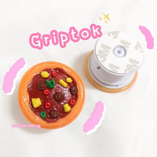 Griptokพิซซ่า ที่ติดโทรศัพท์ Griptok Griptokดินปั้น ที่ติดหลังมือถือ