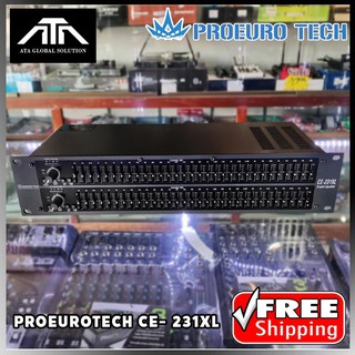 ส่งฟรี PROEUROTECH CE231XL EQ PROEURO TECH เครื่องปรับแต่งสภาพเสียง EQUALIZER CE-231XL