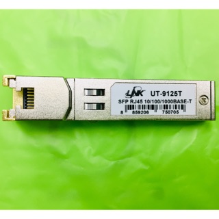 UT-9125T SFP RJ45 10/100/1000 Base-T Link