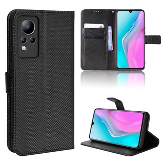 Infinix Note 12 G88 เคส เคสฝาพับ PU Leather Wallet Case Stand Holder Flip Infinix Note 12 G88 เคส