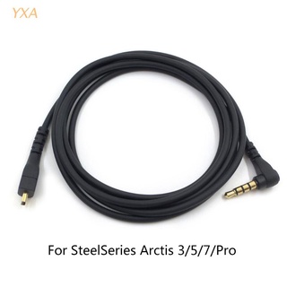 YXA 2020 New Replacement 3.5mm 1.5m TPE Audio- Headset For Steelseries Arctis 3/5/7/Pro Cable Gaming Line