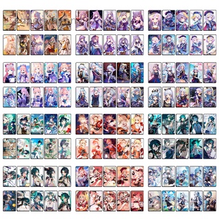 โปสการ์ดโลโม่ ลายการ์ตูนอนิเมะ Genshin Impact Character Card Edition สําหรับแฟนคลับ เก็บสะสม 10 ชิ้น ต่อชุด