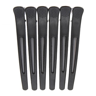 Monja  6Pcs/set Black Holding Hair Styling Section Clip Hair Clips Duck Mouth Professional Hairdressing Clips Hairpins Tools