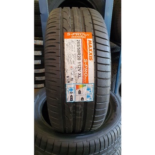 265/50/20 S-pro Maxxis ปี 22 ดอกรีดน้ำ ผลิต ปี 22