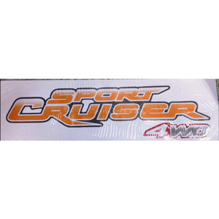 สติ๊กเกอร์ SPORT CRUISER 4 WD STICKER SPORT CRUISER 4 WD สีส้ม