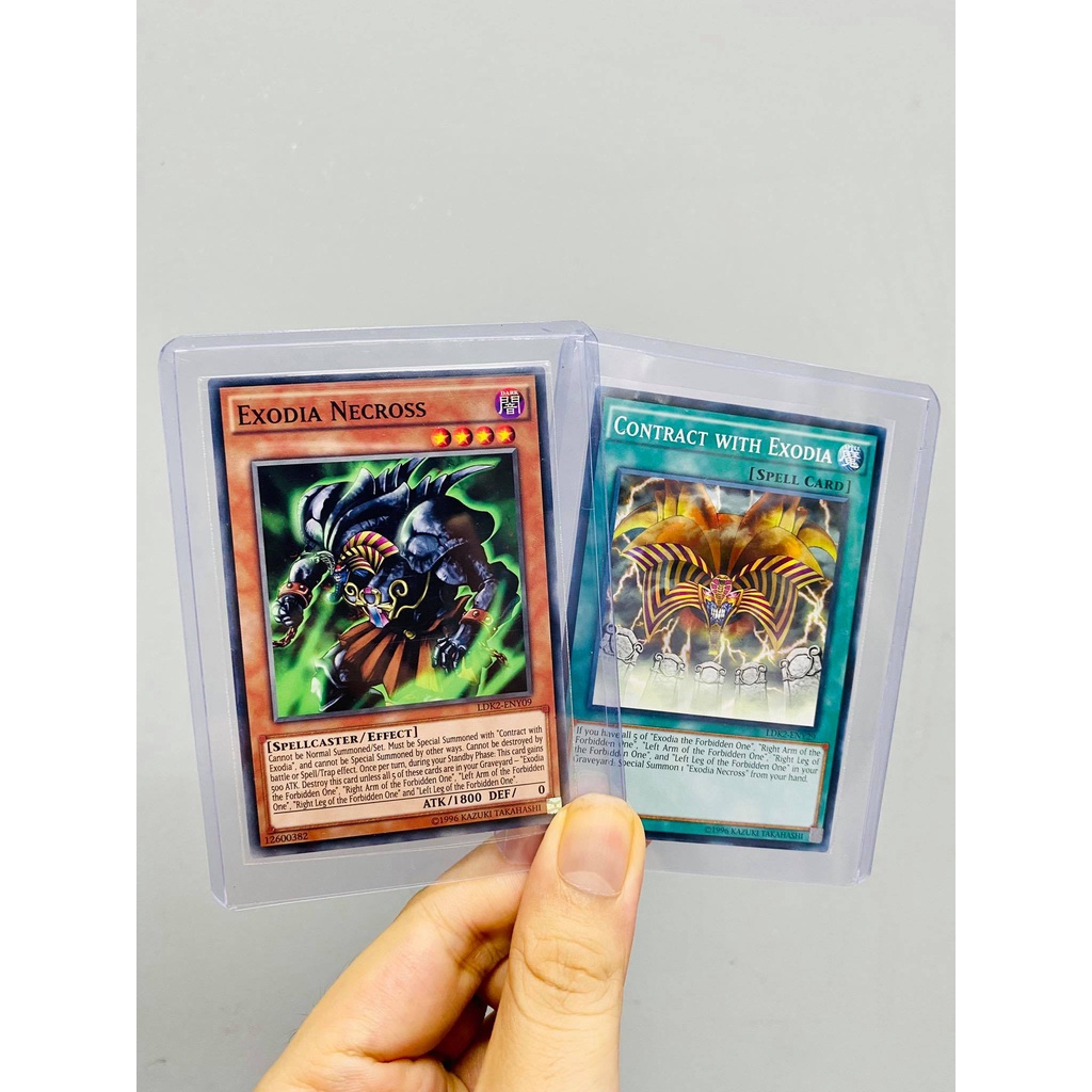 Yugioh Combo God of Power Exodia Necross Cards - ห่อพลาสติกป้องกันฟรี
