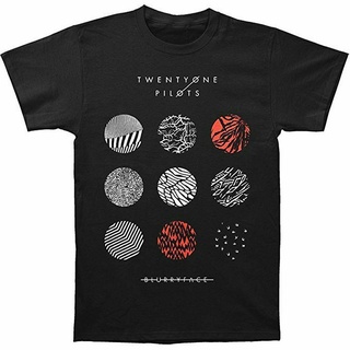 [COD]เสื้อยืดแขนสั้น คอกลม พิมพ์ลาย Twenty One Pilots Blurryface แฟชั่นสําหรับผู้ชาย