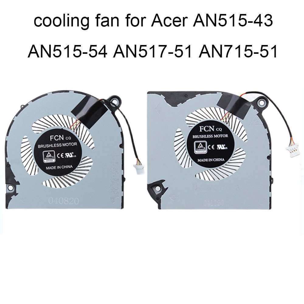 อุปกรณ์เสริมโน๊ตบุ๊ค，5V Computer Notebook Cooler Fans Radiator GPU CPU Cooling Fan for Acer Nitro 5 AN515-43