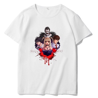 oversize T-shirt เสื้อยืดแขนสั้น พิมพ์ลายอนิเมะ Death Note Ryuk Shinigami สไตล์คลาสสิก ฮาราจูกุ สตรีท สําหรับผู้ชาย GFhj