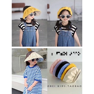 หมวกกันแดดเด็ก รุ่นใหม่💛 Sun Visor Hat for Kids /หมวกเด็กแฟชั่น