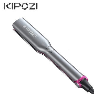 KIPOZI V6 เครื่องหนีบผม ไอออนิก เหล็กแบน ไทเทเนียม ปรับอุณหภูมิได้ทันที 1.75 นิ้ว