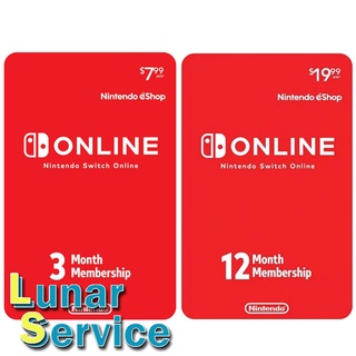 Nintendo Switch Online 3เดือน / 12เดือน / Family (US, EU&UK)