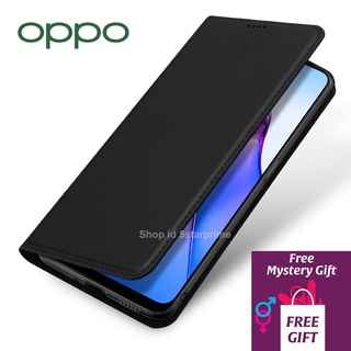 Dux Ducis OPPO Reno 10 Pro+ 5G A98 Reno 8T 5G A17k A77s Reno 8 Z A57 A77 Find X5 Pro Reno 7/7 Z Pro ปกหนัง PU แบบพับปิดกระเป๋าสตางค์แม่เหล็กเคสโทรศัพท์