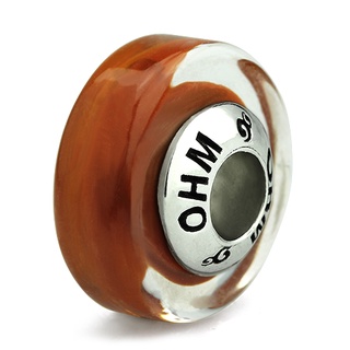 OHM Beads รุ่น Fall - Murano Glass Charm เครื่องประดับ บีด เงิน เแก้ว จี้ สร้อย กำไล OHMThailand