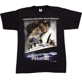 เสื้อยืดหนัง TITANIC 90’ ผ้าฟอกเก่าสวย งานดี Size “ L / XL