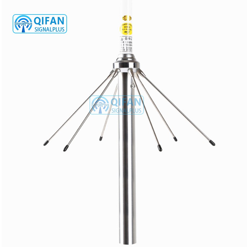 Quad band 29.6mhz/50.5mhz/144mhz/430Mhz vhf uhf เสาอากาศไฟเบอร์กลาสรอบทิศทางกลางแจ้ง antena walkie-t