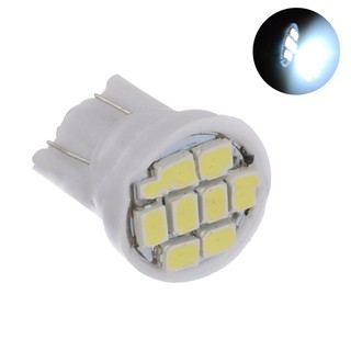 ไฟ LED lingt T 10 W5 W 194 168 501 Car White 8 LED 3020 SMD Wedge