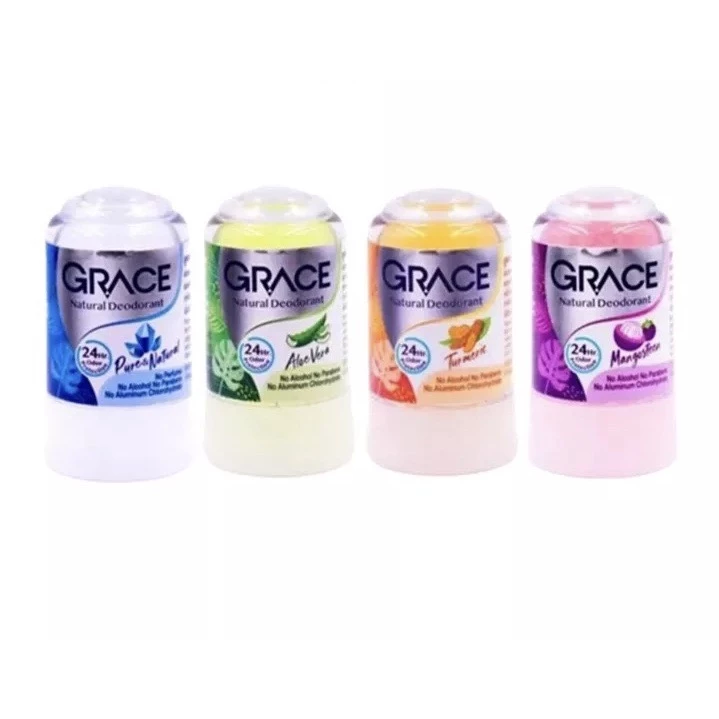โรลออนสารส้มระงับกลิ่นกาย เกรซ Grace (70 กรัม)