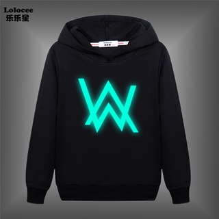 Alan Walker เสื้อกันหนาวมีหมวกเรืองแสงในที่มืด