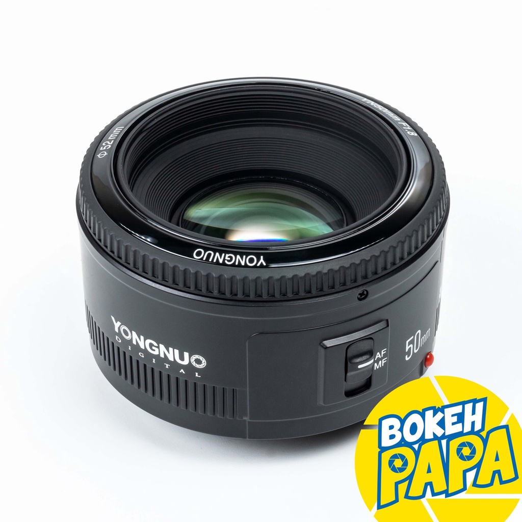 Yongnuo 50mm F1.8 เลนส์ออโต้โฟกัส สำหรับใส่กล้อง Canon DSLR ( YN AUTO FOCUS Lens 50mm F1.8 ) Canon EF Mount / EF-S Mount