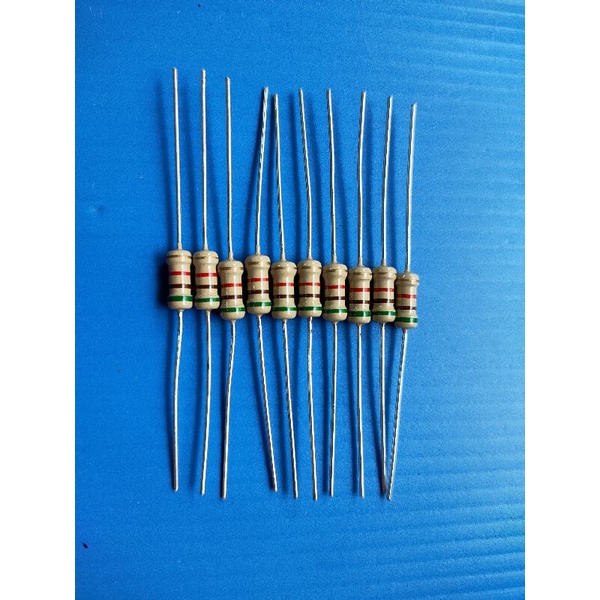 R.รีซีสเตอร์ 1/2W 5.1 K ตัวต้านทาน (แพ็ค 10 ตัว)