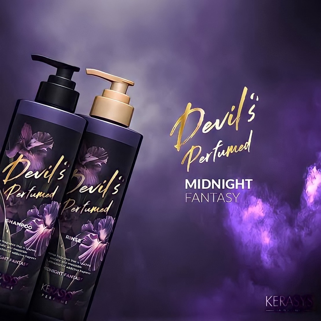 Kerasys Devil's Perfumed Midnight Fantasy #Shampoo+Rinse #500ml.