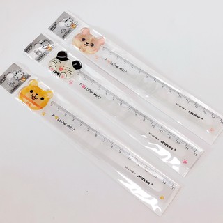 ไม้บรรทัดน่ารักๆ ขนาด 15 ซม แพ็ค 36 ชิ้น
