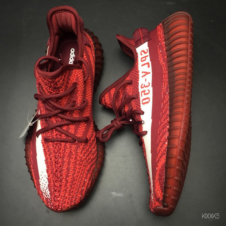 Supreme x adidas Yeezy Boost 350 V2 Red White F36923 in