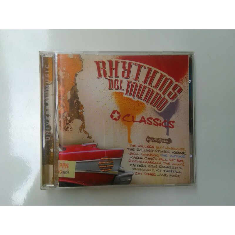 CD Rhythmms Del Mundo Classics - The Killers Amy Winehouse Fall Out Boy