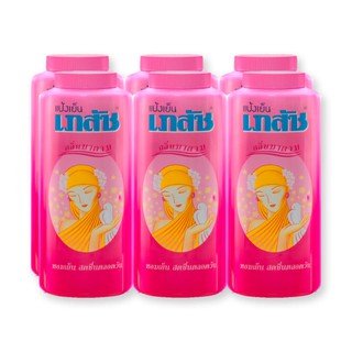 ✨ขายดี✨ เภสัช แป้งเย็น กลิ่นมาดาม ขนาด 100 กรัม แพ็ค 6 กระป๋อง Bhaesaj Cooling Powder Madam Aroma 100 g x 6