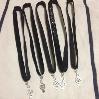 Choker กำมะหยี่+จี้