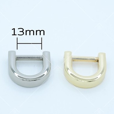 ปลีก/ส่ง (4ชิ้น) ห่วงตัวD 1.3ซม. 4ชิ้น งานซิ้ง ชุบเกรดA ไม่ลอก ไม่ดำ (DR4177)(น็อตขันไม่ได้ เป็นน็อตประดับ)